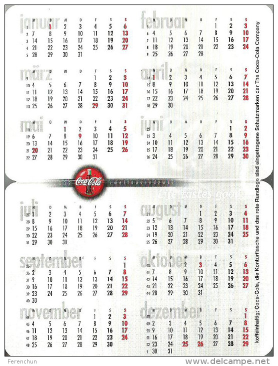 COCA-COLA * SOFT DRINK * CALENDAR * Coca-Cola 2002 * Germany - Petit Format : 2001-...