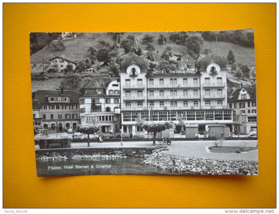 Cpsm  FLUELEN  -  Suisse  -  Hotel Sternen & Urnerhol - Flüelen