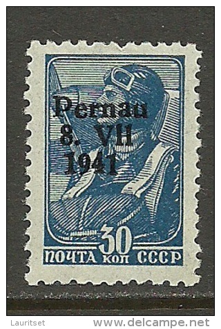 Estland Estonia 1941 Michel 9 II German Occupation Pernau MNH - Occupation 1938-45