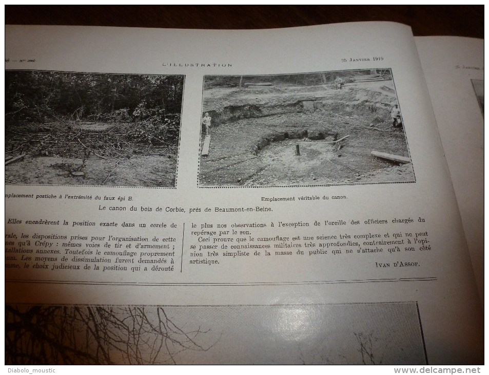 1919 Drame Langensalza;Les GROSSES BERTHAS Crepy,Beaumont;Destructions (Hirson,Valencienne,Bleuse-Borne);NISCH;Védrines