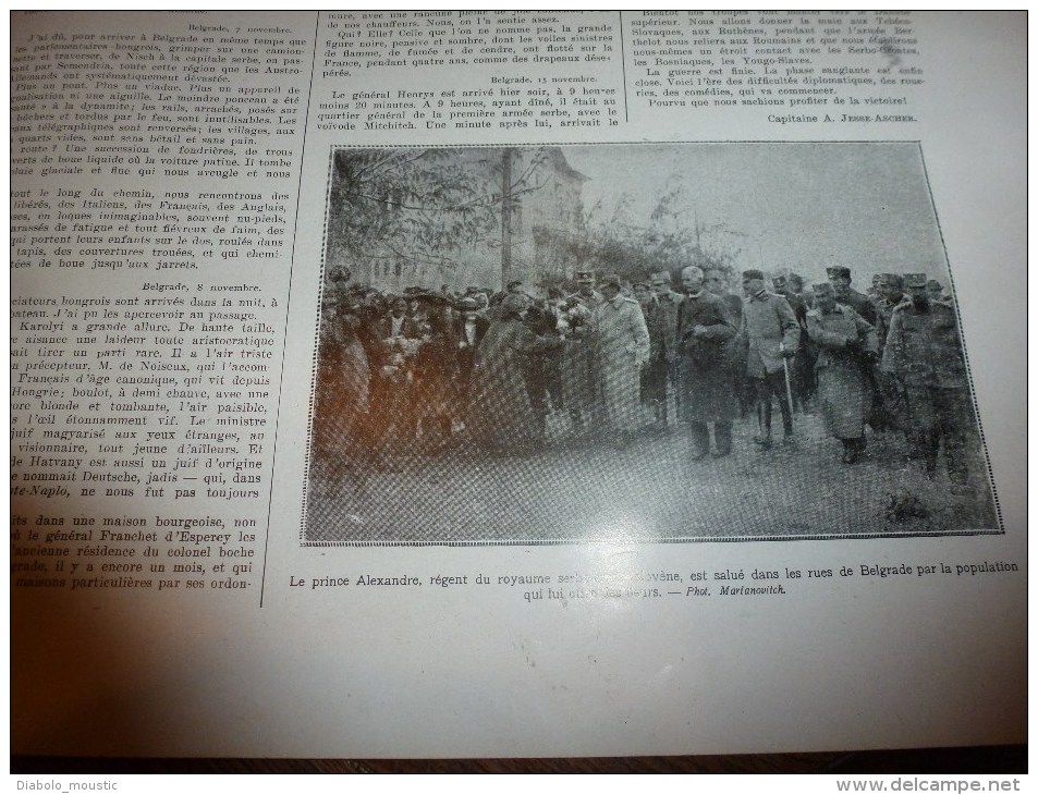 1919 Drame Langensalza;Les GROSSES BERTHAS Crepy,Beaumont;Destructions (Hirson,Valencienne,Bleuse-Borne);NISCH;Védrines