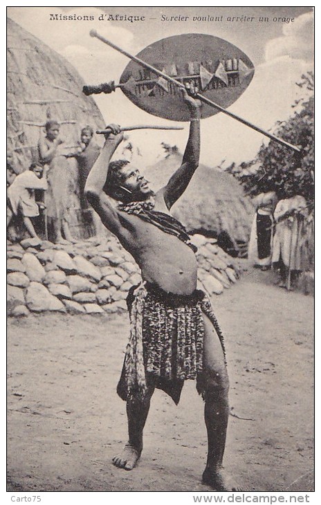 Afrique - Religion Mission - Scènes Et Types  Sorcier Orage - Non Classés