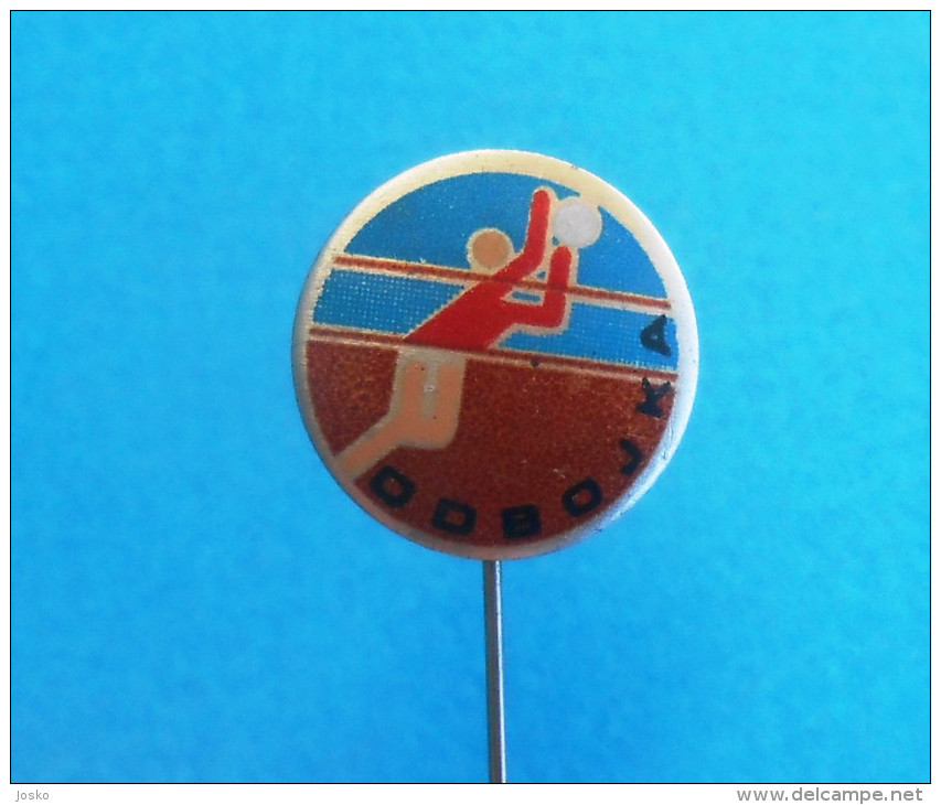 VOLLEYBALL - Old Rare Pin Badge * Volley-ball Voleibol Pallavolo Palla A Volo Anstecknadel Distintivo Abzeichen Spilla - Volleybal