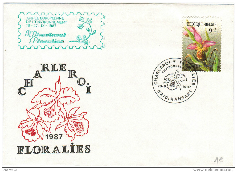 BELGIO - BELGIE - BELGIQUE - 1987 - Charleroi - Floralies - Orphys Abeille - Orchidee