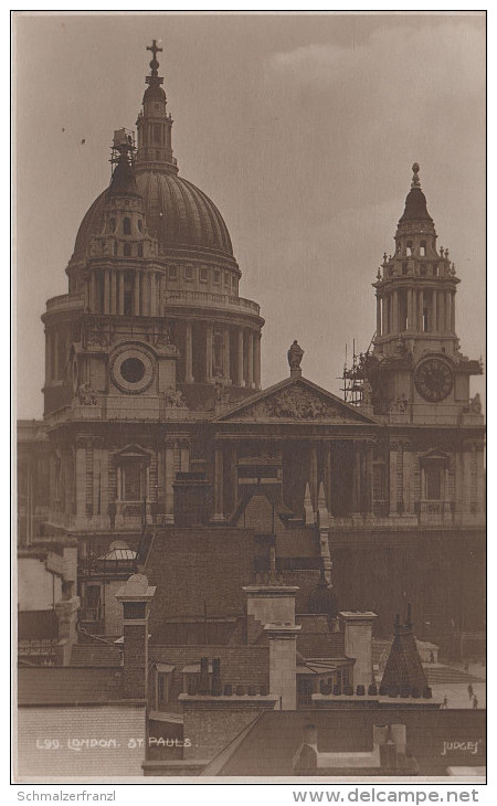 AK London St. Pauls Roof View United Kingdom England UK - St. Paul's Cathedral