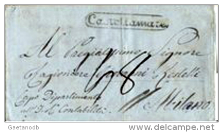 Castellammare-00192b - Piego Tassato (senza Testo) Del 26 Agosto 1844 - - 1. ...-1850 Prefilatelia