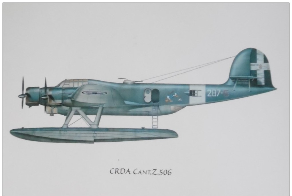 REGIA AERONAUTICA CRDA CANT Z 506 287 SQUADRIGLIA CAGLIARI ELMAS 1942 - 1939-1945: 2ème Guerre