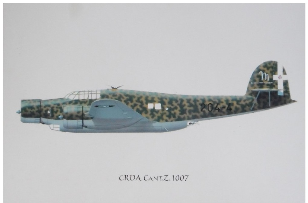 REGIA AERONAUTICA CRDA CANT Z 1007 BIS 204 SQUADRIGLIA 41 GRUPPO BOMBARDAMENTO RODI 1940 - 1939-1945: 2nd War