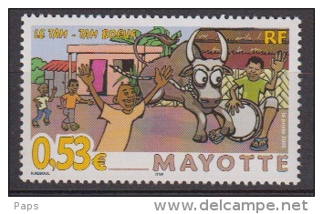 2005-MAYOTTE-N°181**  LE TAM TAM BOEUF - Unused Stamps