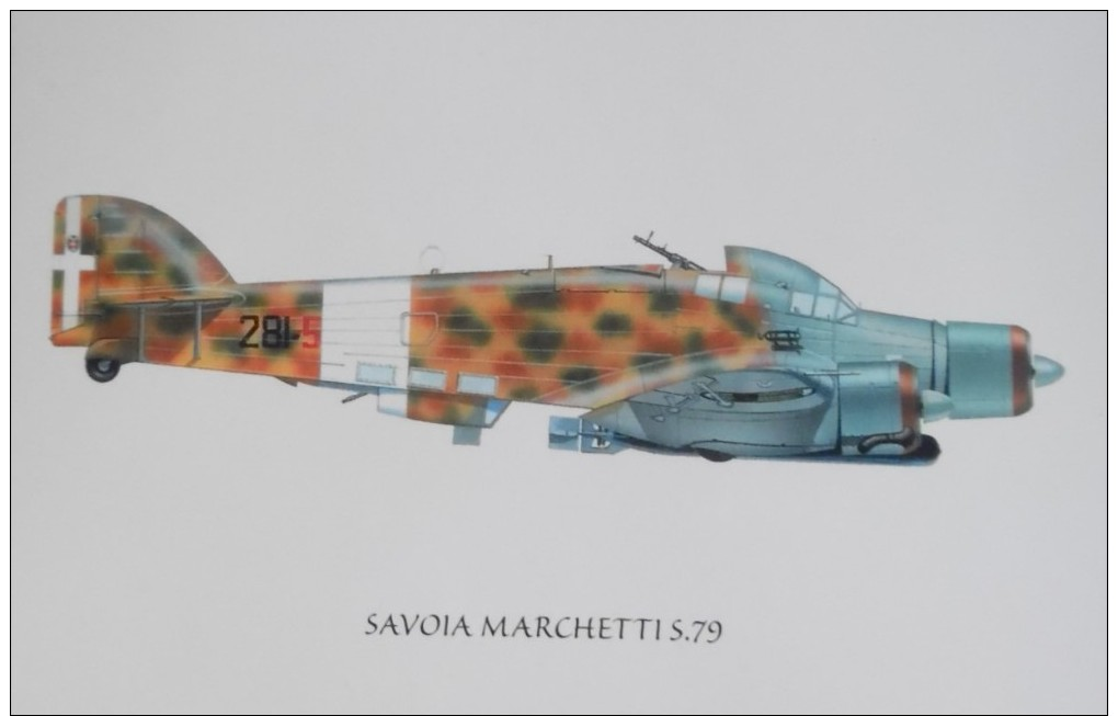 REGIA AERONAUTICA SAVOIA MARCHETTI S 79 132 GRUPPO 281 SQUADRIGLIA RODI 1941 - 1939-1945: 2nd War