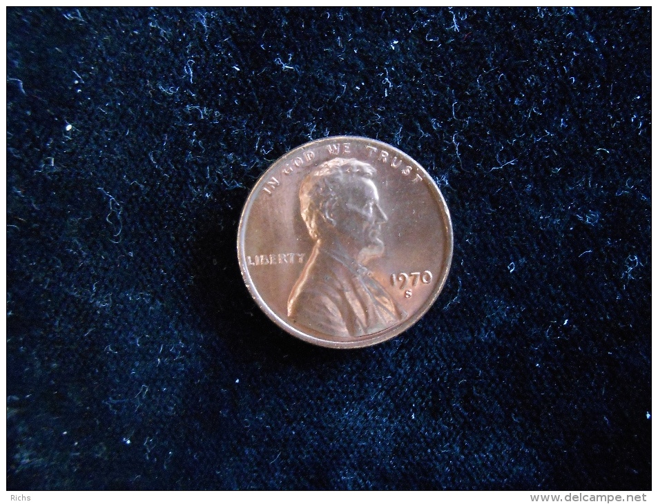 1970-S Uncirculated Penny - 1959-…: Lincoln, Memorial Reverse