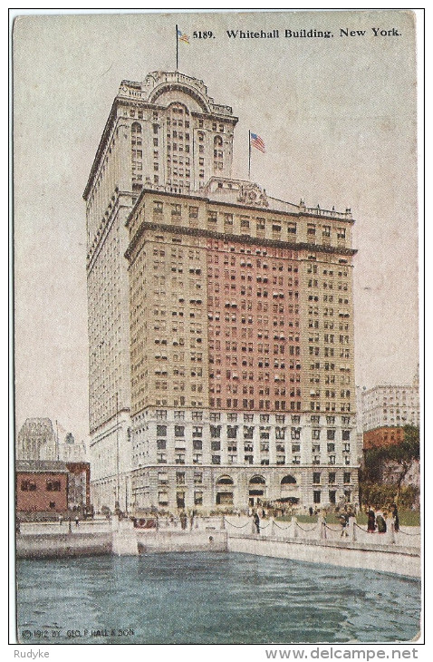 NEW YORK  WHITEHALL BUILDING  1911 - Autres Monuments, édifices