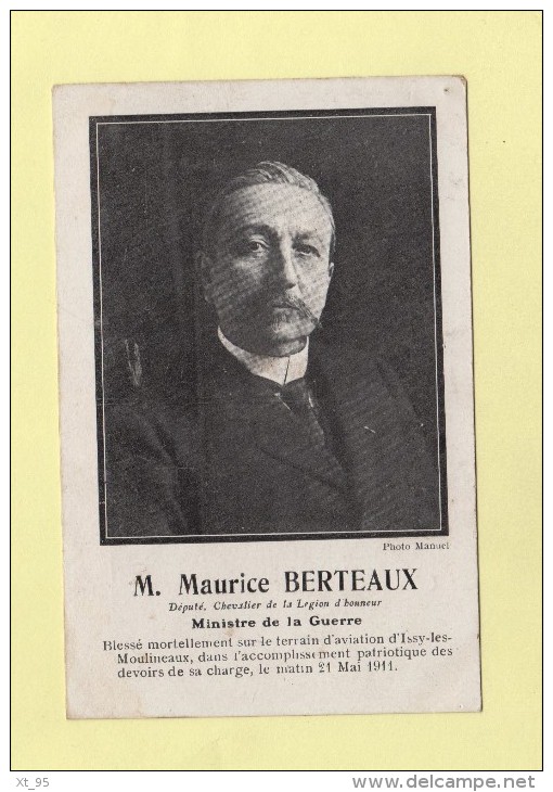 M. Maurice Berteaux - Ministre De La Guerre - Otros & Sin Clasificación