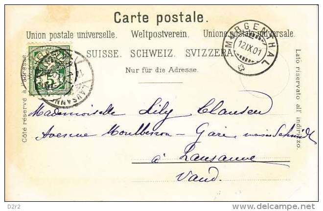 FANTASTIQUE COLLECTION-CARTE DES CANTONS SUISSE-DOS UNIQUE-TTB-ANNEE 1901-02-