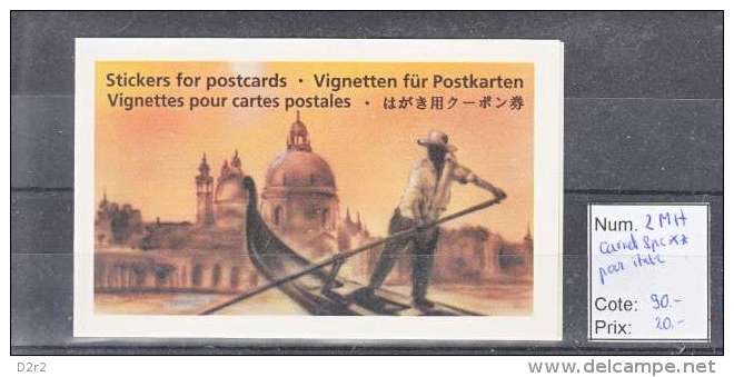 RARE CARNET  DE LA POSTE SUISSE,SUCCURSALE EN ITALIE-NUM-2MH-**COTE 90.-- - Automatic Stamps