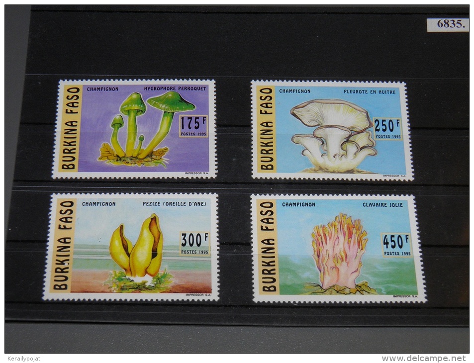 Burkina Faso - 1997 Mushrooms MNH__(TH-6835) - Burkina Faso (1984-...)