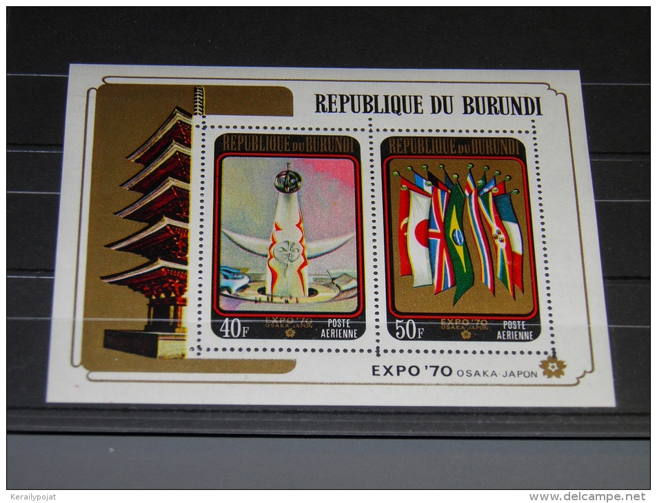 Burundi - 1970 EXPO '70 Block MNH__(TH-8609) - Unused Stamps