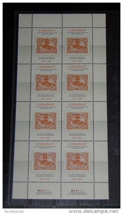 Canada - 2001 Canadian Stamps Kleinbogen MNH__(THB-216) - Blocks & Sheetlets