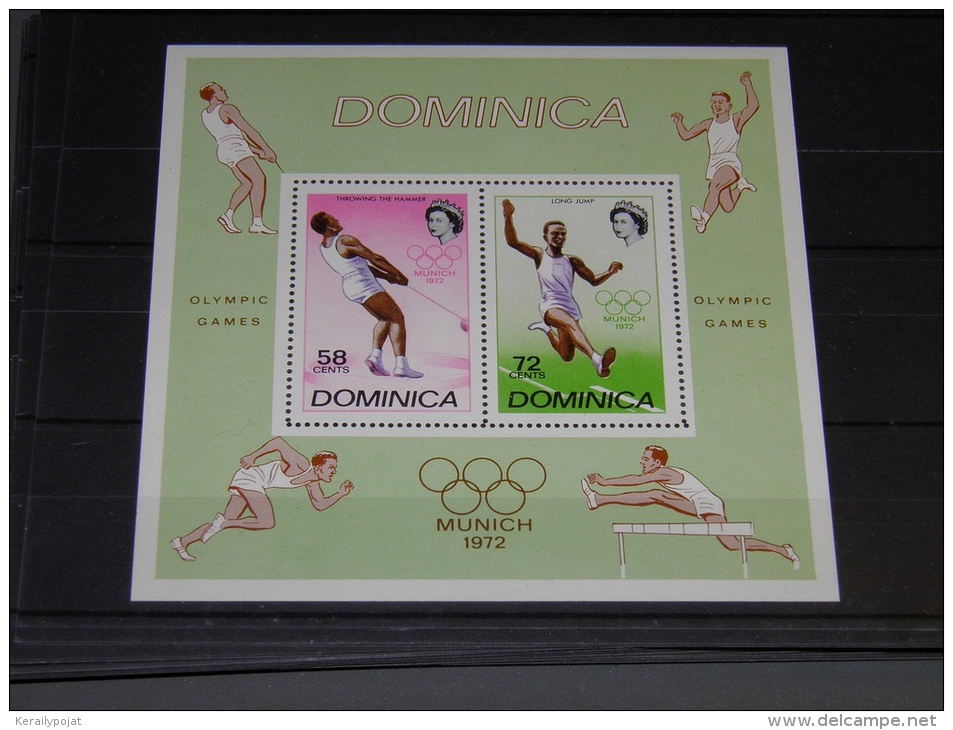 Dominica - 1972 Munich Block MNH__(TH-10040) - Dominique (...-1978)