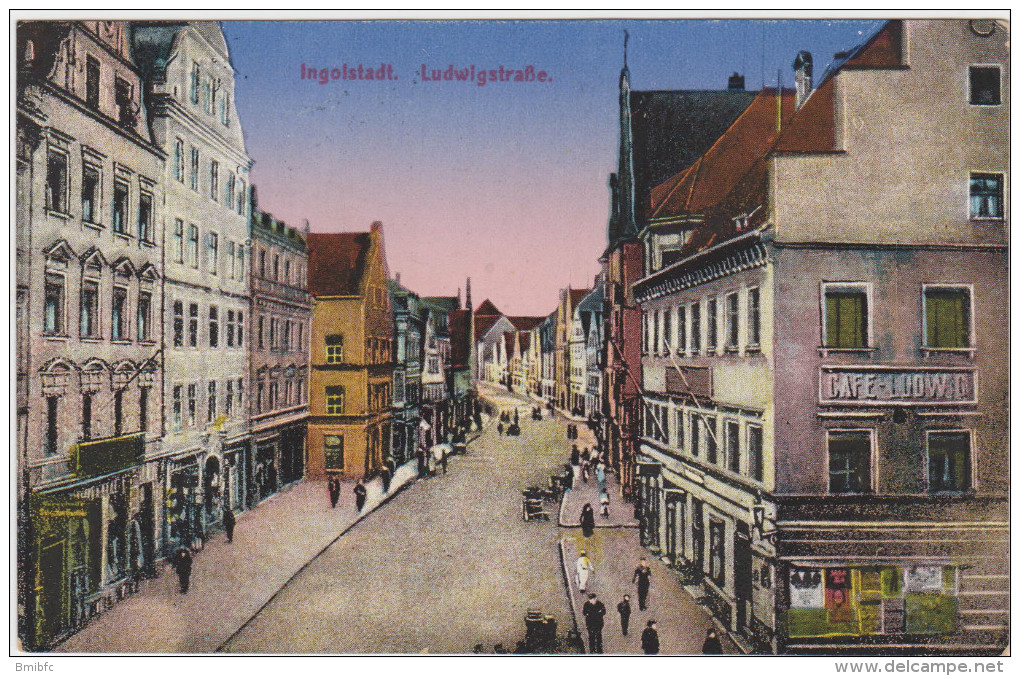 Ingolstadt.   LudwigstraBe - Ingolstadt