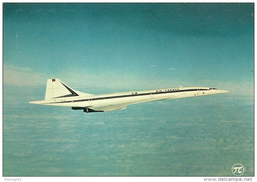 CPA-1980-AVION-CONCORDE-CIE  AIR FRANCE En VOL-Edit P.I-N°285-TBE- - 1946-....: Modern Era