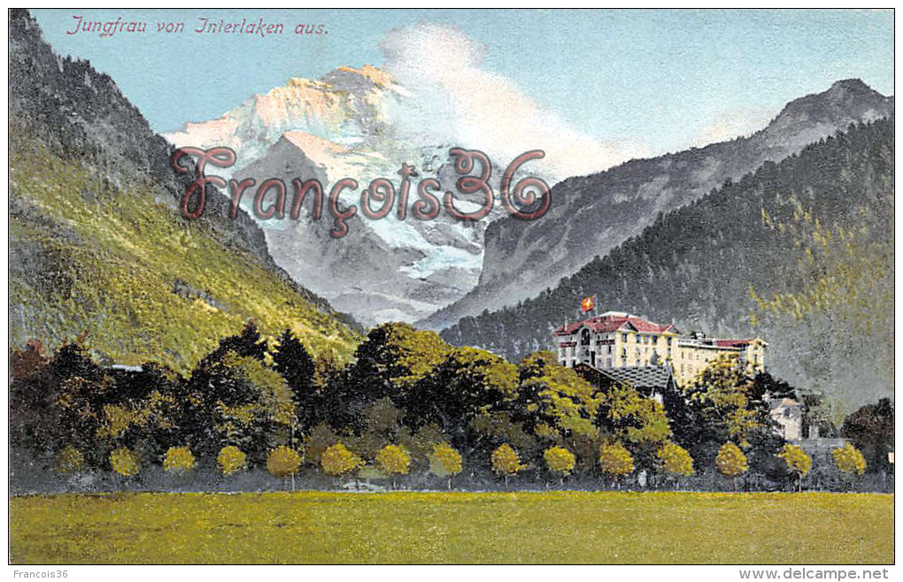 (Suisse) - Switzerland - Berne - Bern - Jungfrau Von Interlaken Aus - 2 SCANS - Bern
