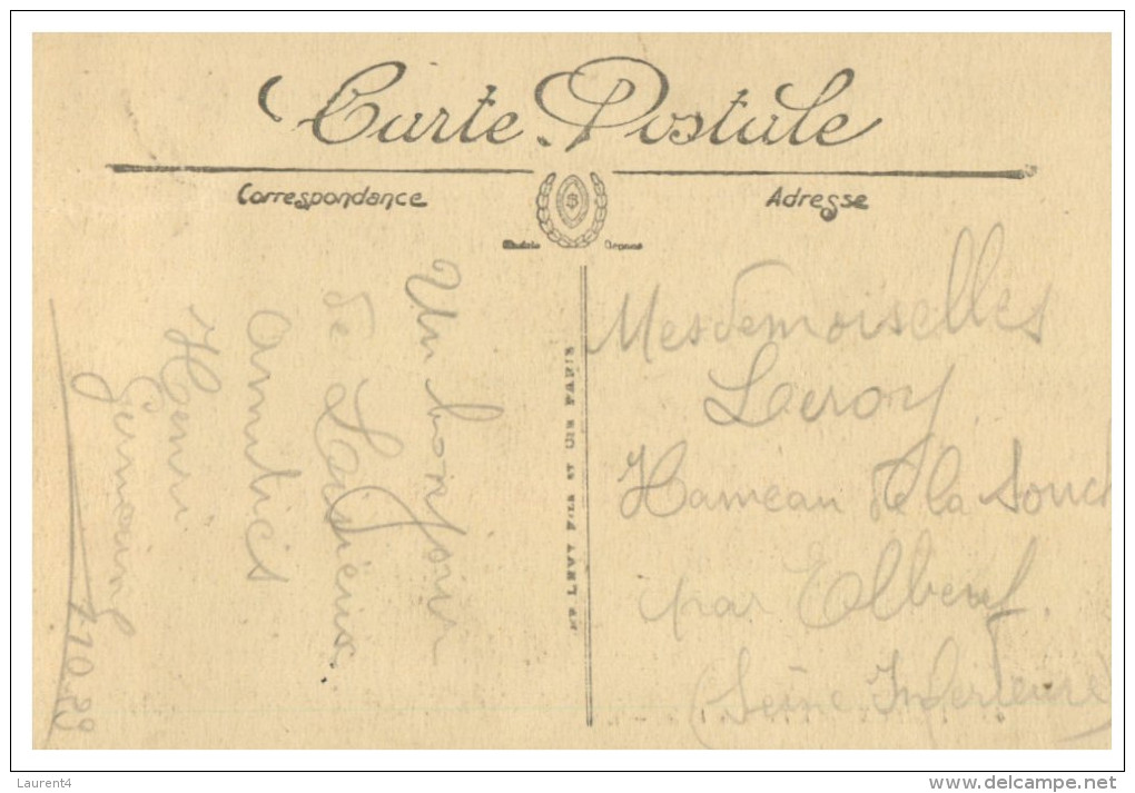 (567 M+S) Very Old Postcard - Carte Ancienne - France - Lisieux Hotel De Ville - Monumenten