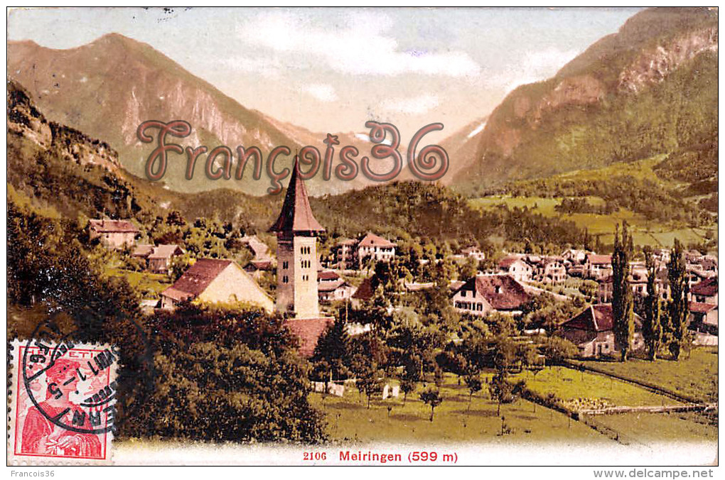 (Suisse) - Switzerland - Berne - Meiringen(599 M) - 2 SCANS - Bern