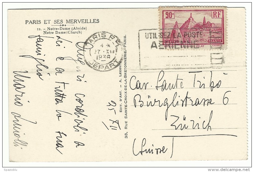 1936, Paris Et Ses Merveilles - Notre-Dame (Abside) - Parigi E Le Sue Meraviglie - Notre Dame (Abside) - Notre Dame De Paris