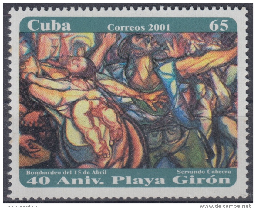 2001.14- * CUBA 2001. MNH. 40 ANIV PLAYA GIRON. PIG BAY ATTACK. - Unused Stamps