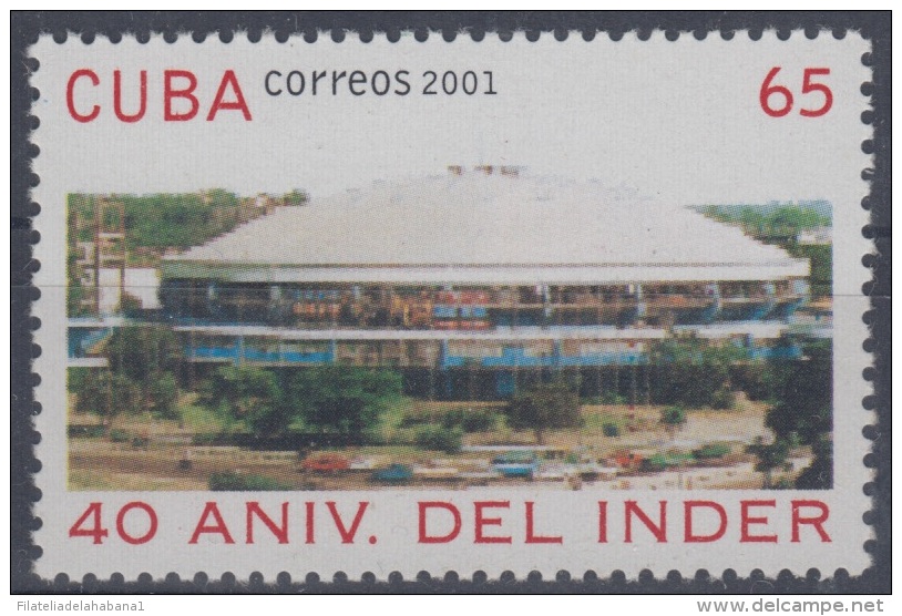 2001.43- * CUBA 2001. MNH. 40 ANIV INDER. CIUDAD DEPORTIVA. SPORT DEPORTES - Unused Stamps