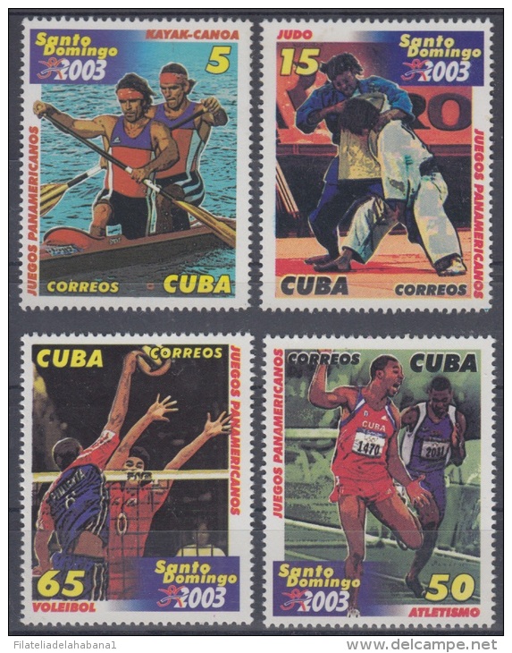 2003.49- * CUBA 2003. MNH. JUEGOS PANAMERICANOS. SANTO DOMINGO. DOMINICANA. SPORT PANAMERICAN GAMES. - Neufs