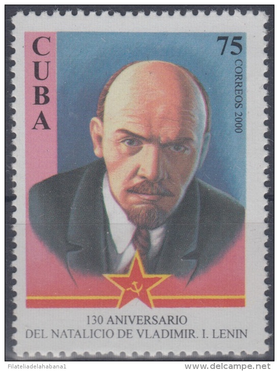 2000.15- * CUBA 2000. MNH. 130 ANIV NACIMIENTO VLADIMIR LENIN. RUSIA. RUSSIA. - Used Stamps