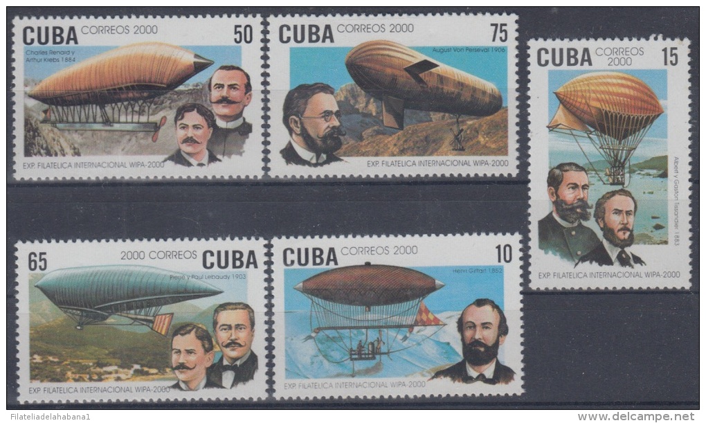 2000.35- * CUBA 2000. MNH. HISTORIA DEL ZEPELIN. ZEPPELIN. - Used Stamps