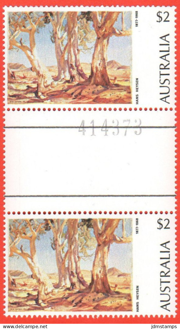 AUS SC #574 MNH GP  1974 Red Gums Of The Far North, H. Heysen, CV $6.50+ - Ungebraucht