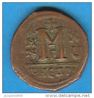 Monnaies ) Bysantines - Maurice Tibére - Follis - Theaupolis : Antioche -  Bronze - Bizantine