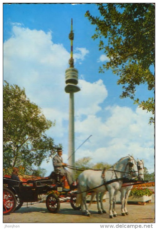 Austria - Postcard Unused - Wien Donauturm - 2/scans - Belvedere