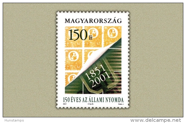 Hungary 2001. National Druck Stamp MNH (**) Michel: 4700 / 2.40 EUR - Nuovi