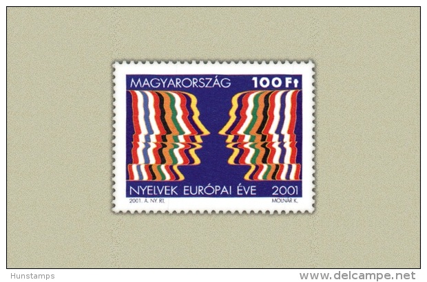 Hungary 2001. European Languages Year Stamp MNH (**) Michel: 4642 / 2 EUR - Ungebraucht