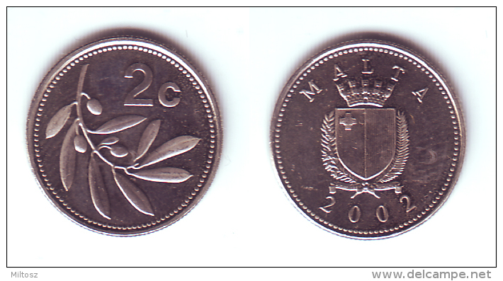 Malta 2 Cents 2002 - Malta