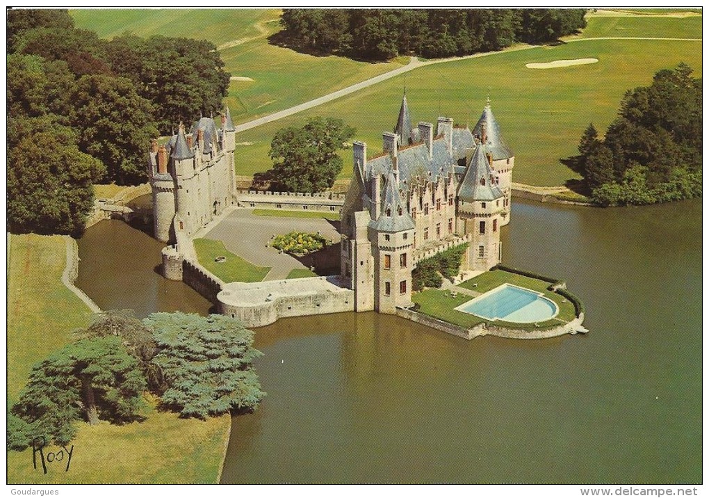 Missilac - Vue Aèrienne Sur Le Château De La Brétesche, La Piscine Et Le Lac. - Haute-Goulaine