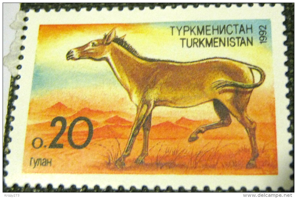 Turkmenistan 1992 Equus Hemionus Kulan 0.20r - Mint - Turkmenistán