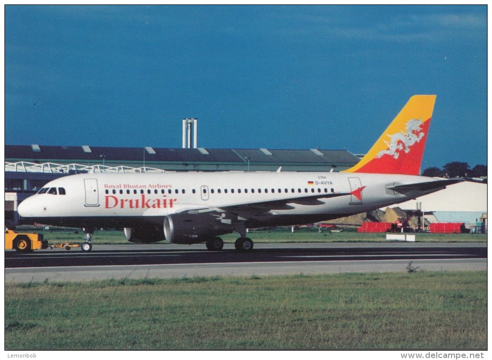 DRUKAIR, A319-112, Unused Postcard [15526] - 1946-....: Moderne