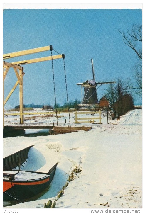 CPSM PAYS BAS - HOLLANDE - Moulin - Watermolen Te Egmond Aan De Hoef - 1967 - Egmond Aan Zee