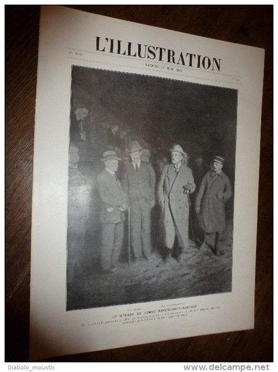 1919: Procession WORMS; Français à Tchernavoda;Rééducation Mutilés à Neuilly-sur-Seine;Gl Berthelot;Maubeuge;Miss Wilson - L'Illustration