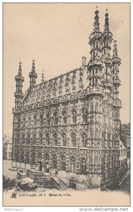 BELGIQUE - LOUVAIN - HOTEL DE VILLE - Ottignies-Louvain-la-Neuve