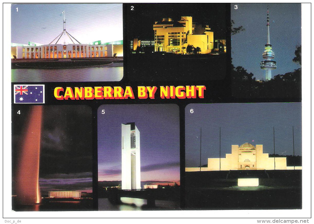 Australia - Australien - Canberra By Night - Canberra (ACT)