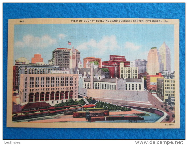 View Of County Buildings And Business Center, Pittsburgh, Pennsylvania - Pittsburgh