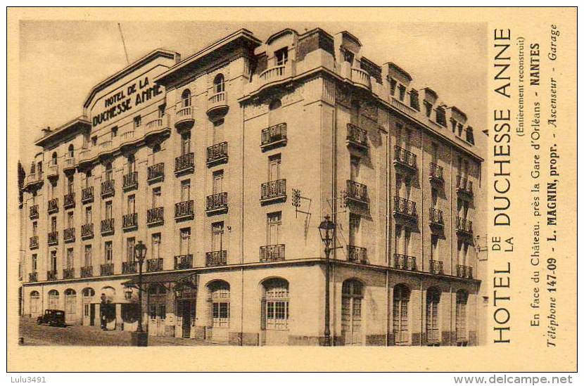 CPA - NANTES (44) - Hôtel De La Duchesse Anne - Nantes