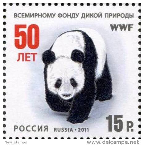 Russia 2011 50th Anniversary Of WWF Panda 1v MNH - Unused Stamps